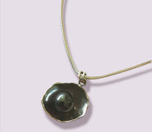 Load image into Gallery viewer, Large Grey Pearl Splat Pendant
