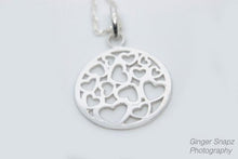 Load image into Gallery viewer, Sterling Silver Hearts Necklace
