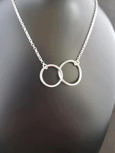 Load image into Gallery viewer, Sterling silver infinity pendant
